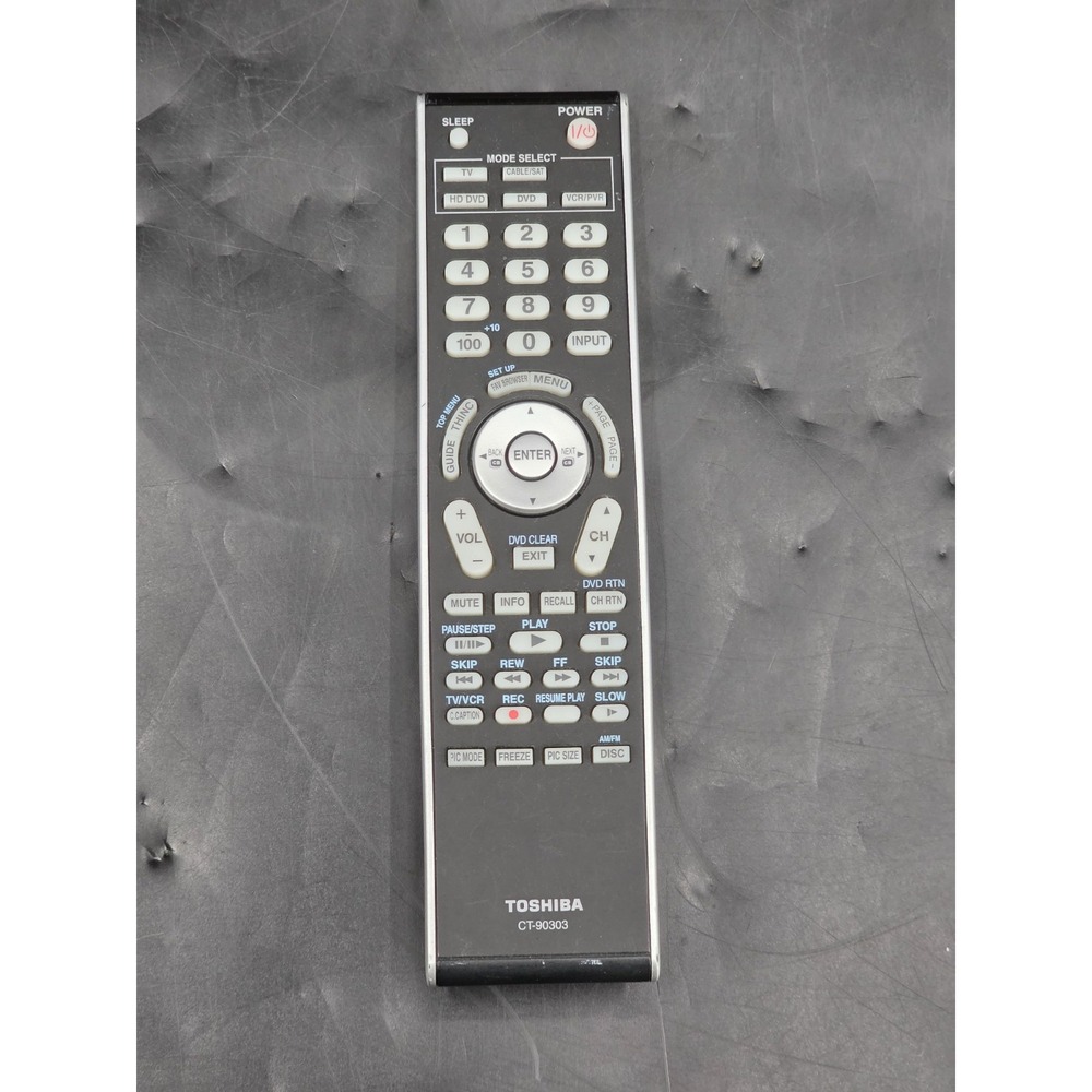 TOSHIBA‎ CT-90303 REMOTE CONTROL